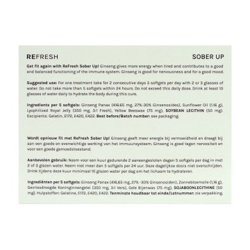 Refresh sober up back 0